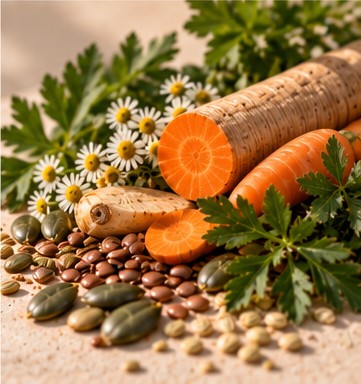 De ingrediënten van Oerkruiden